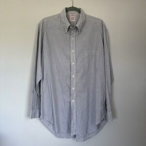 Brooks‎ Brothers Long Sleeve Button Down Shirt Sz X-Large All Cotton